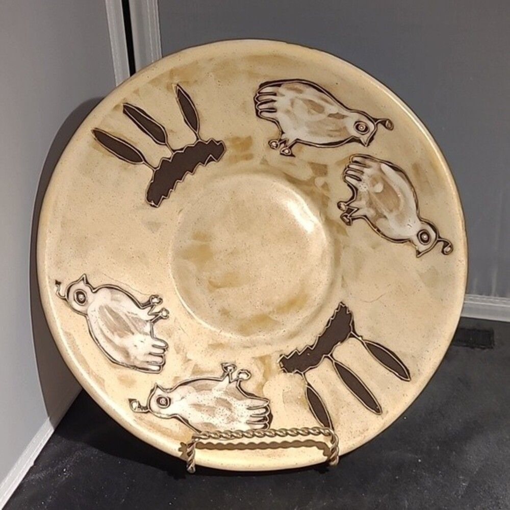 HANDCRAFTED BOWL DESIGNED BY MARA | DESERT QUAIL SOUTHWESTERN POTTERY